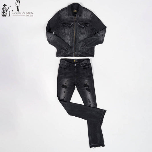 Denim tracksuit unisex Black edition